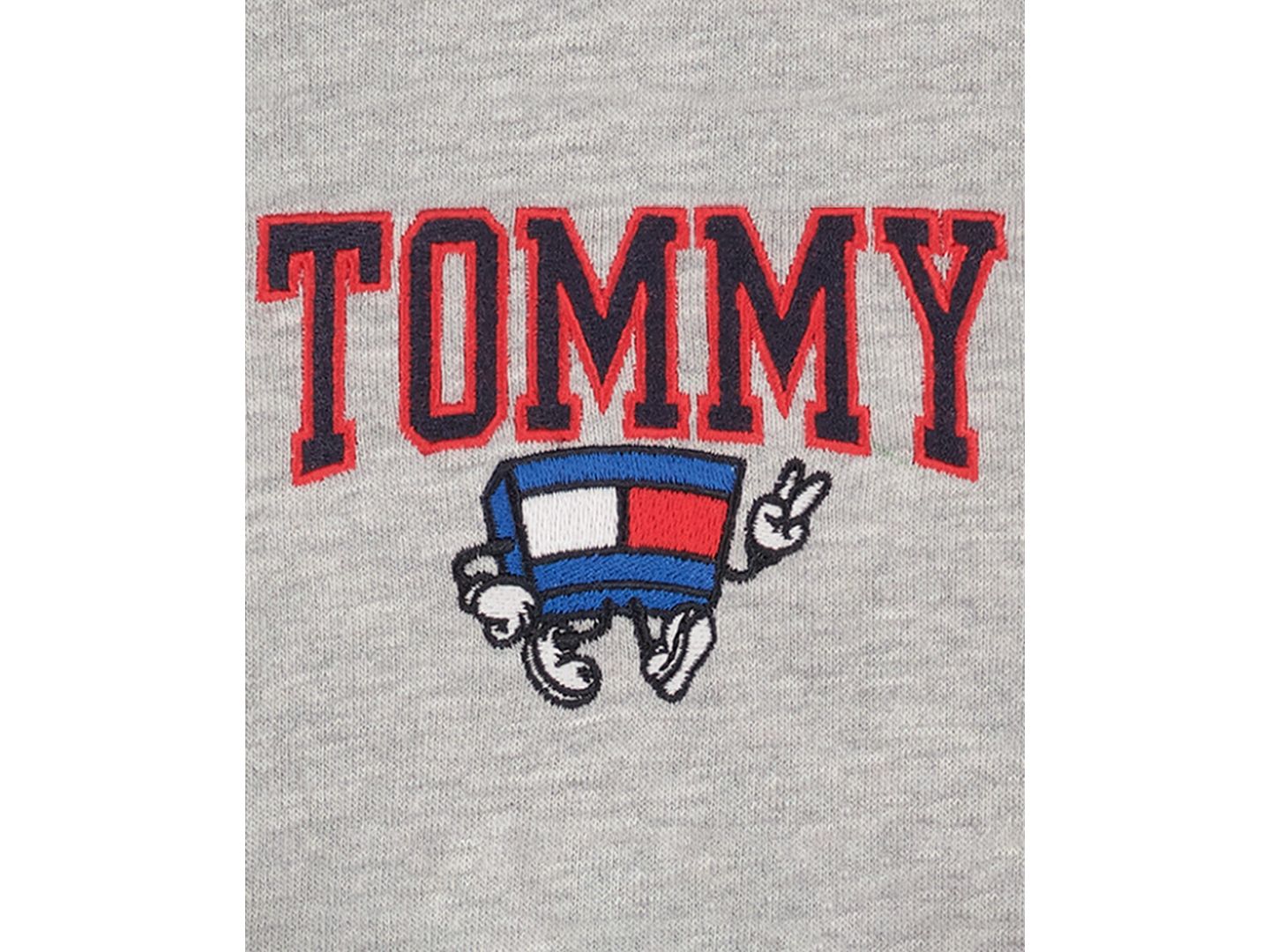 Худи Tommy Hilfiger Mascot Block Long-Sleeve для мальчиков, цвет: Красный — фото 7