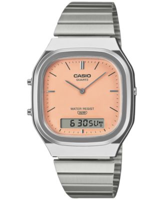 Men's Analog-Digital Stainless Steel Watch 35.8mm