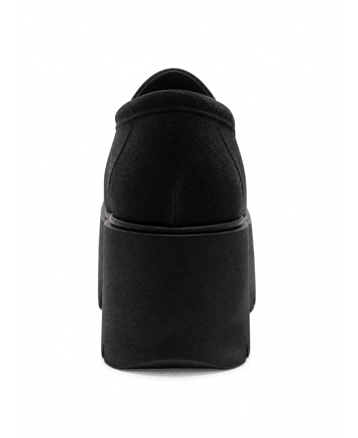 Женские туфли Prologue Shoes Santia Chunky Platform Loafer, цвет: Чёрный замшевый — фото 3