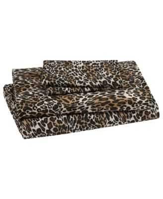 Whimsical Printed Microfiber 4-Pc. Sheet Set, Queen