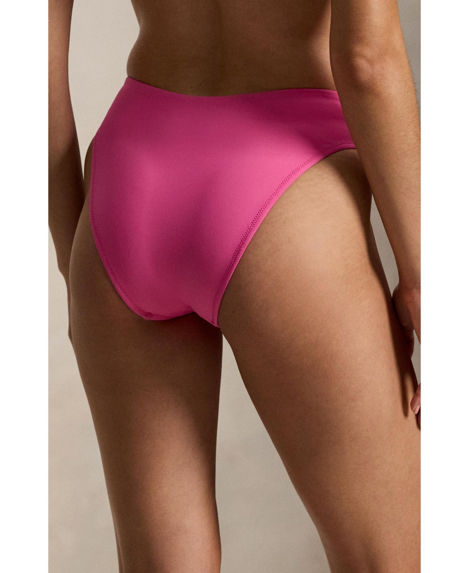 Women's High Leg Scoop Bikini Swimsuit Bottom