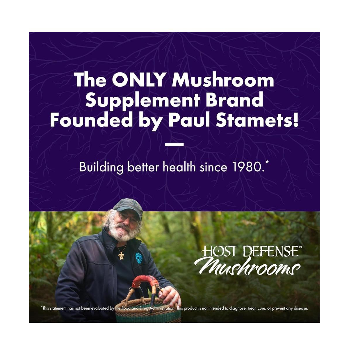 Host Defense Mushrooms Lion's Mane - Brain Health Support Supplement