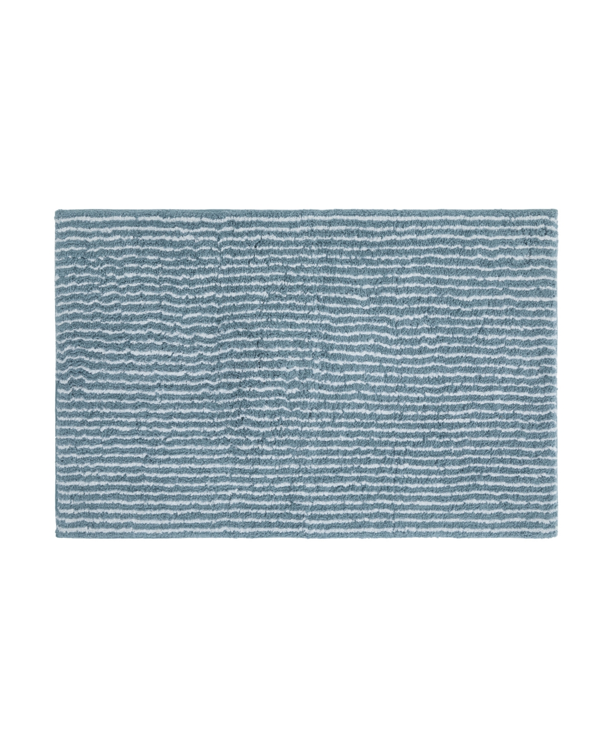 ienjoy Home Pinstripe Cotton Bath Mat, 34" x 21"