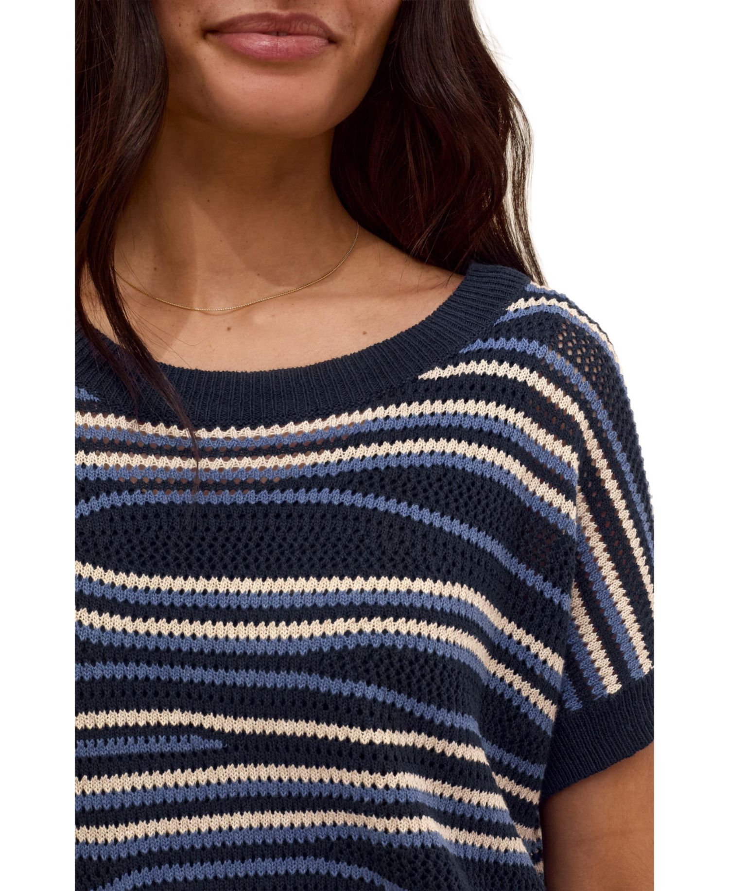 Women's Landscape Stripe Knitted Top