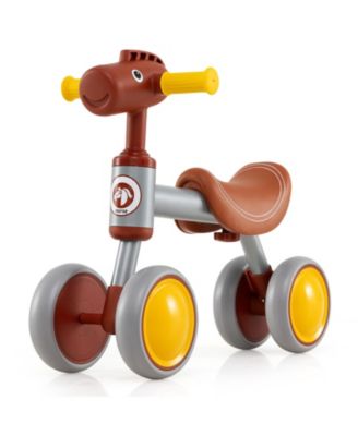 Baby Balance Bike Toddler First Bike w/ PU Leather Seat and EVA Foam Wheels