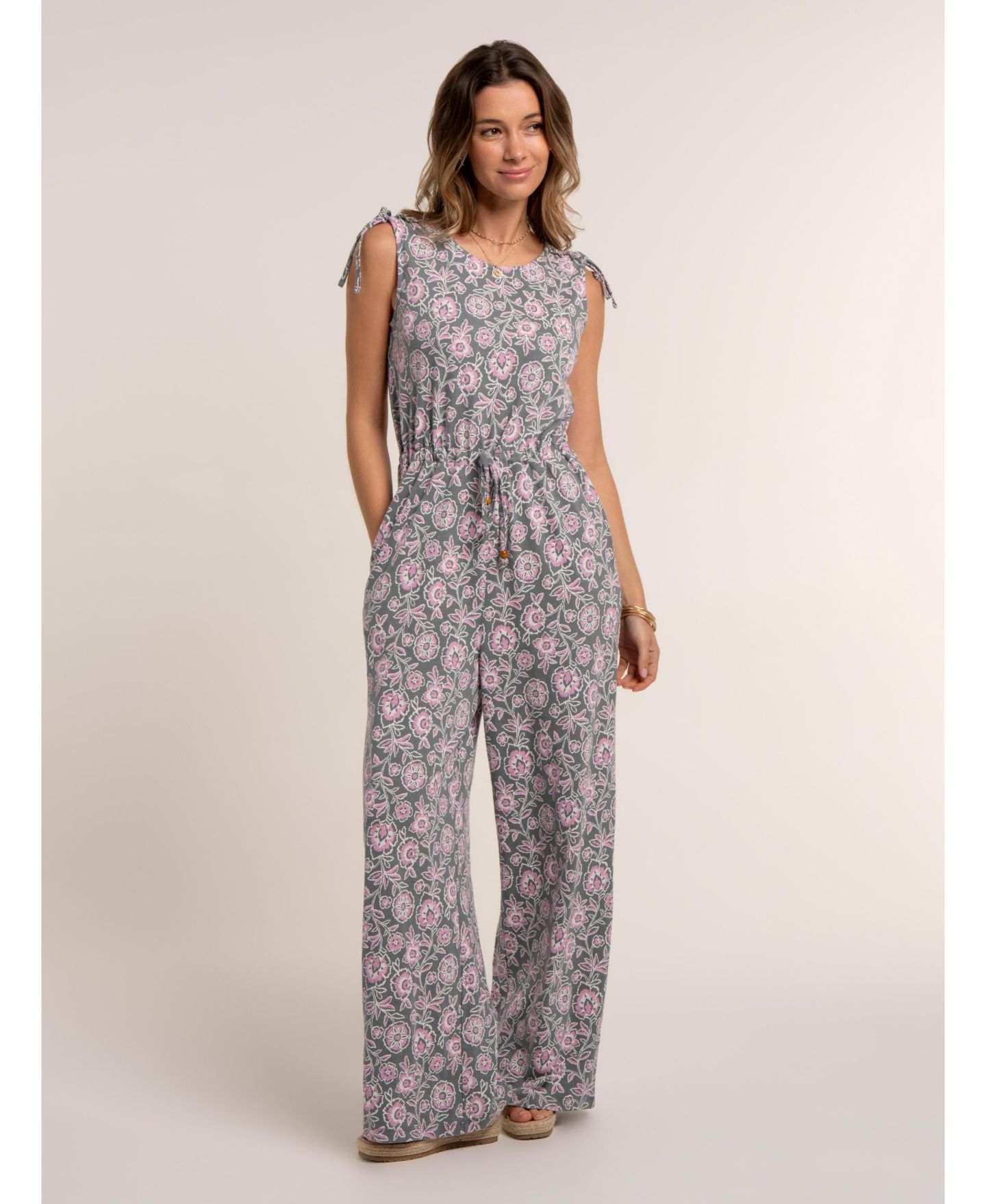 Женский комбинезон Brakeburn Sari Jumpsuit, цвет: Хаки — фото 8