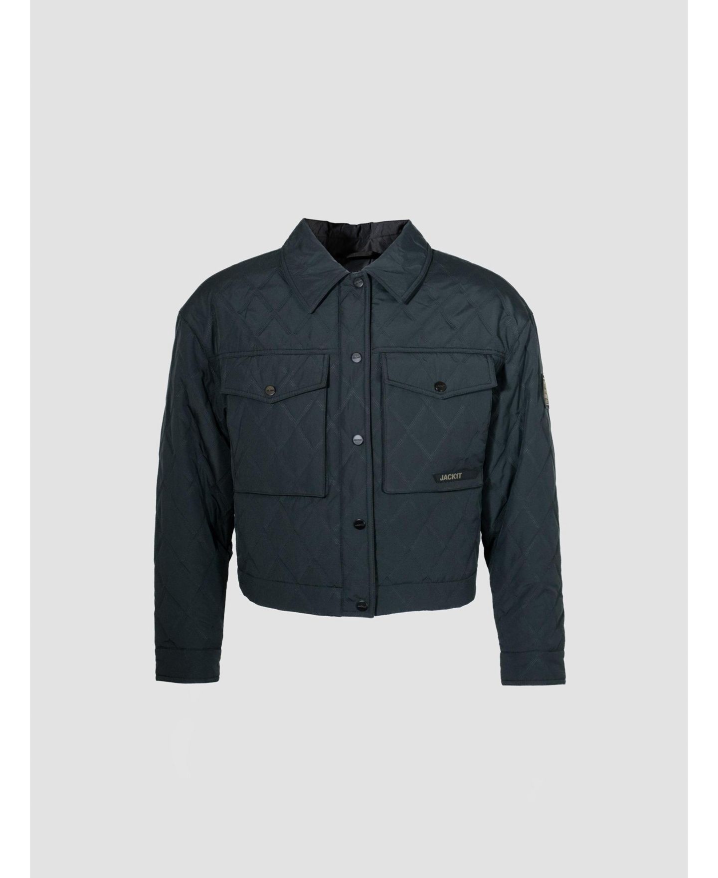 Женская куртка JACK1T Eden Quilted Shirt Jacket, цвет: Чёрный — фото 7