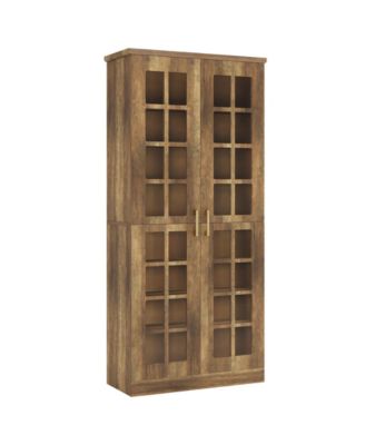 Modern Shoe Cabinet with 8 Tier Adjustable Storage Shelves