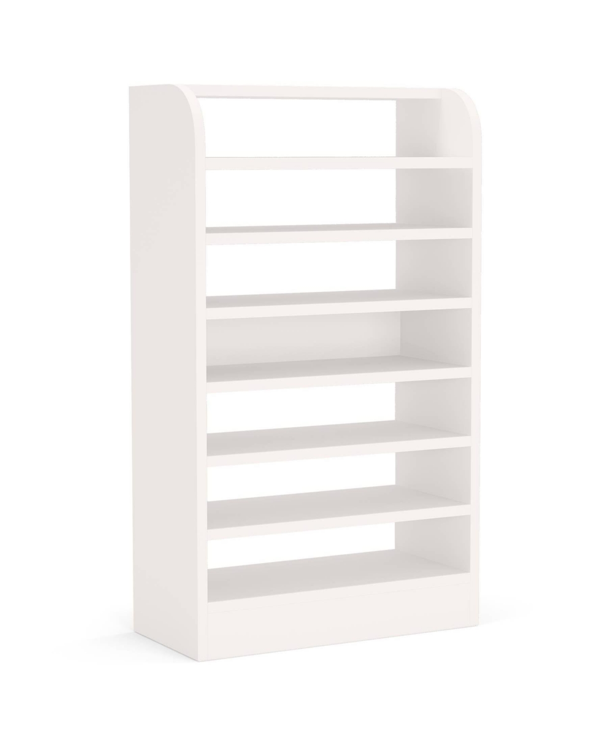 Slickblue Wooden Shoe Shelf with 8 Tier Storage for Entryway Closet
