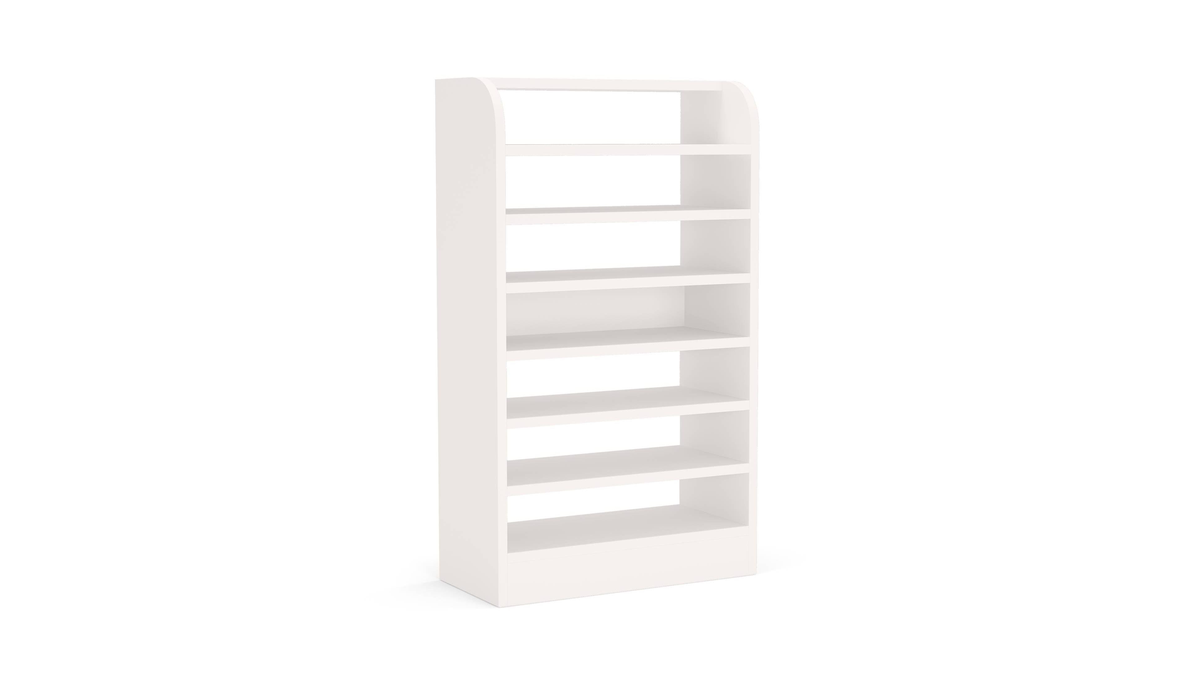 Slickblue Wooden Shoe Shelf with 8 Tier Storage for Entryway Closet