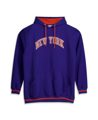 Men's Blue New York Knicks Hardwood Classics Big & Tall Hoodie