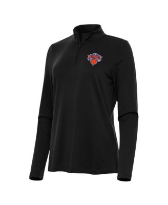 Women's Black New York Knicks Reprocess Quarter-Zip
