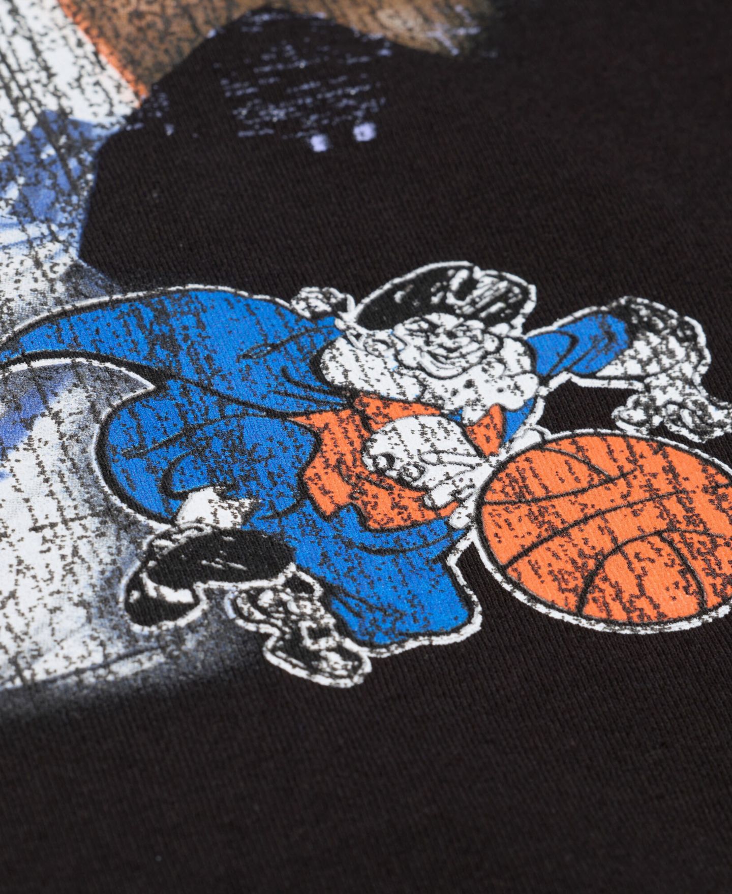 Мужская футболка Mitchell & Ness Nathaniel Clifton Black New York Knicks 75th Anniversary Pioneers Player — фото 5