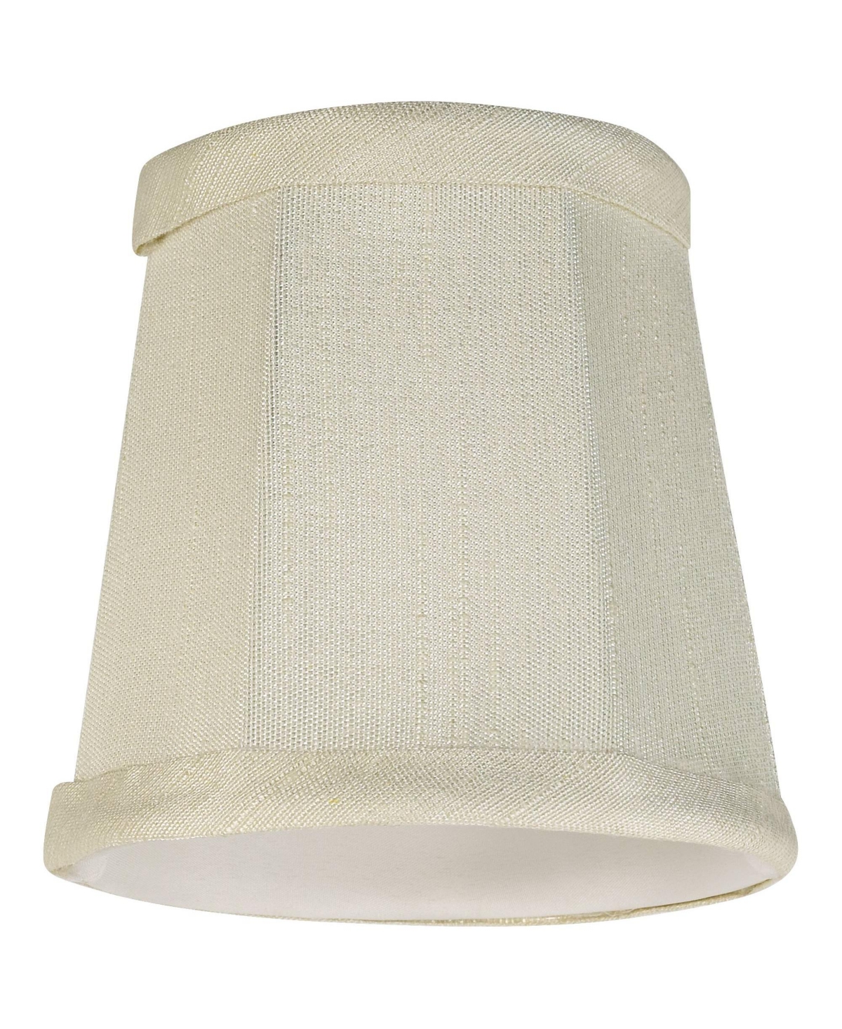 Springcrest Imperial Shade Set of 6 Empire Lamp Shades Small 3" Top x 4" Bottom x 4" High Candelabra Clip-On Fitting