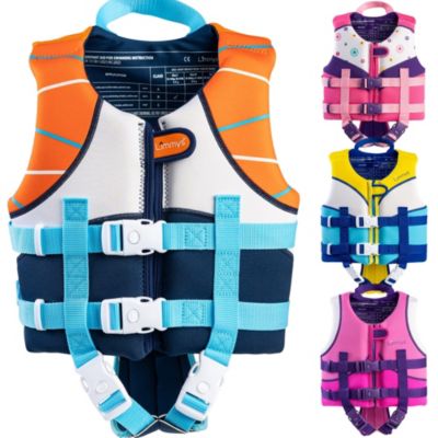 Swim Vest for Toddlers and Kids - CE-Certified Foam Panel Swimming Aid, Award-Winning Design, YKK Zip, Soft Neoprene Comfort