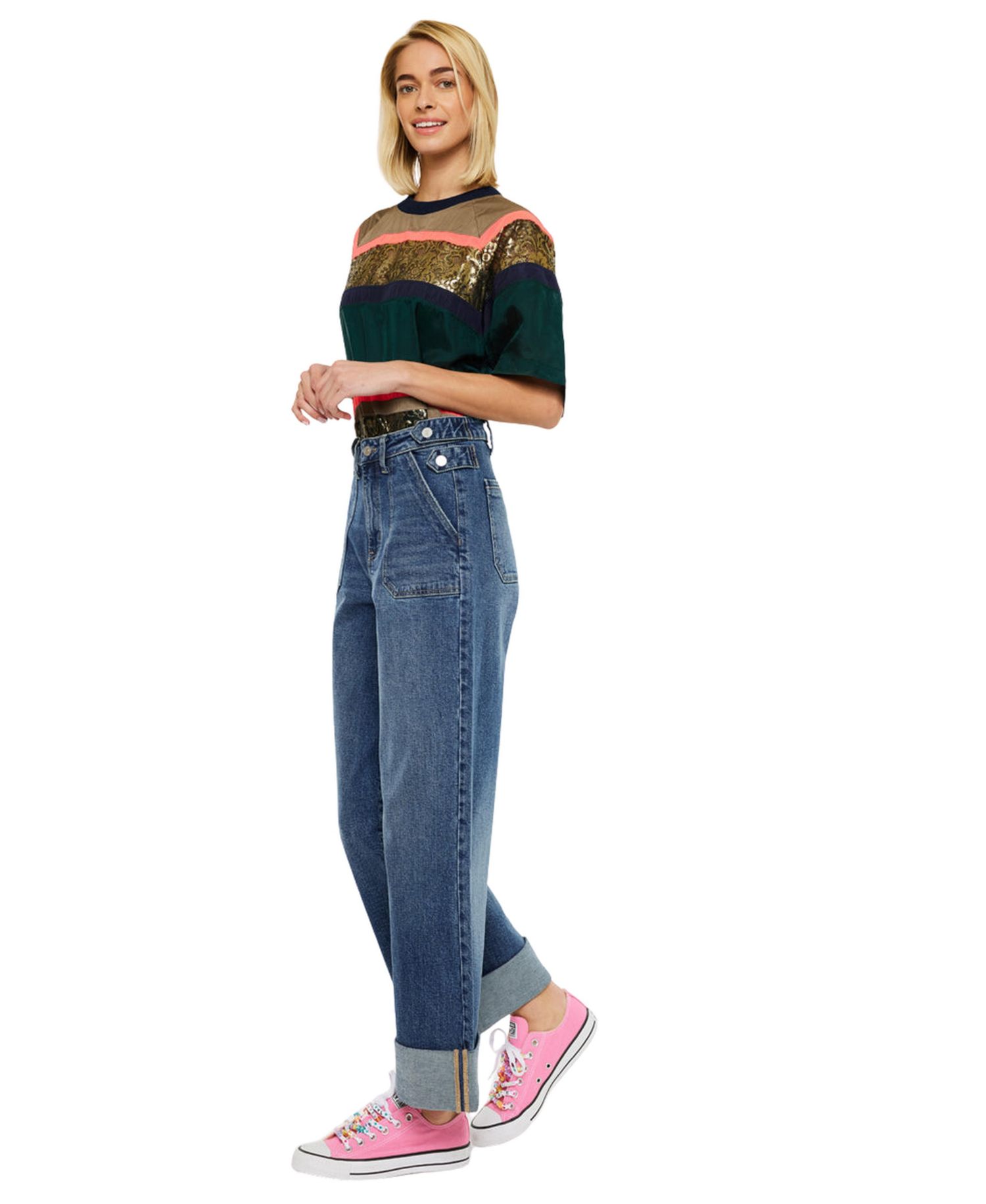 Women's Haylee Ultra High Rise 90's Wide Leg Jeans