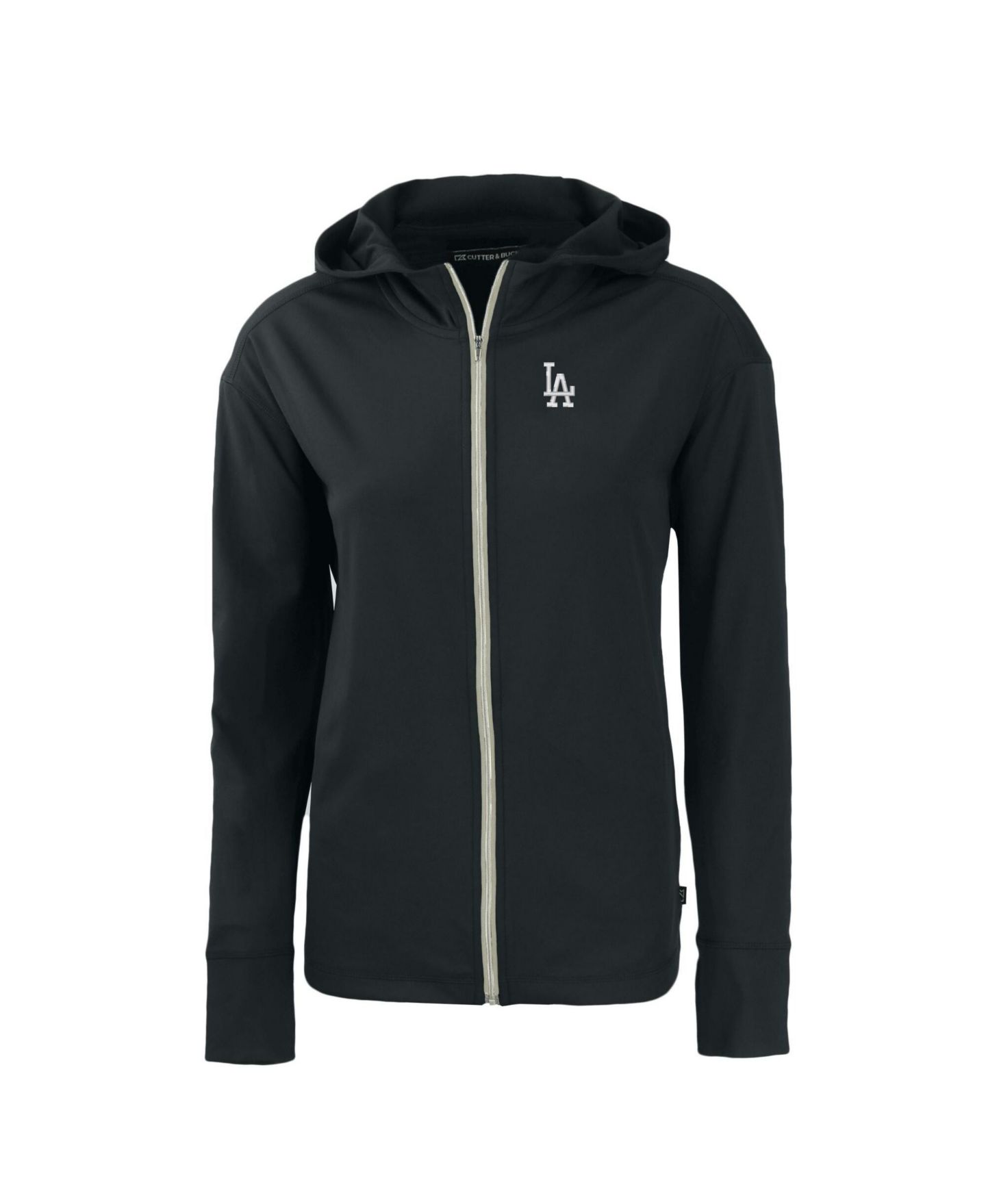 Женское худи Cutter & Buck Black Los Angeles Dodgers Daybreak Eco Full-Zip — фото 2