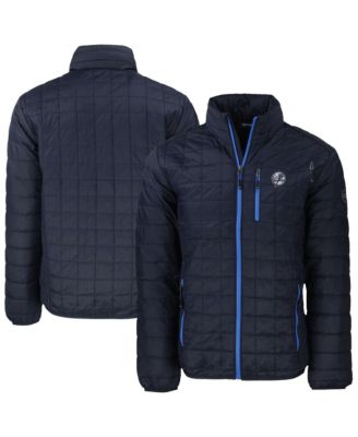 Men's Navy New York Yankees Rainier PrimaLoft&reg; Eco Insulated Full-Zip Hoodie Puffer Jacket