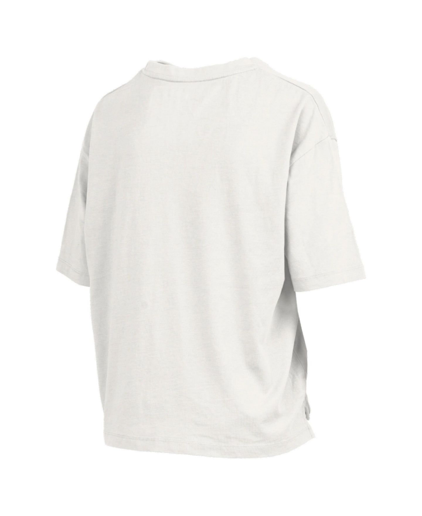 Женская футболка Pressbox White Notre Dame Fighting Irish Plus Size Nelson Motley Crew Oversized Slub — фото 2