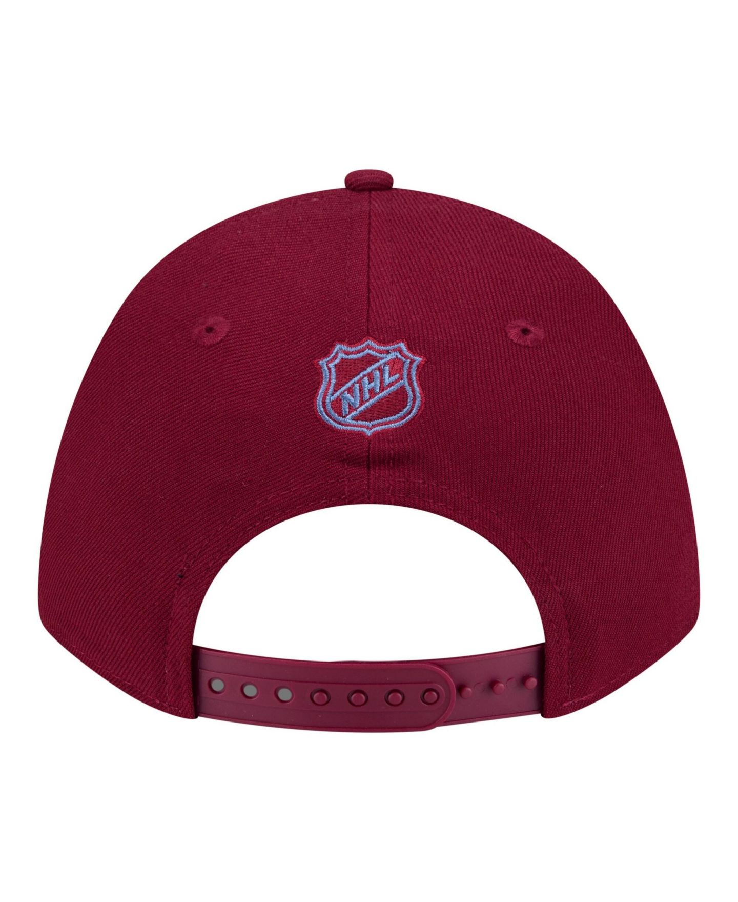 Мужская кепка New Era Burgundy Colorado Avalanche 9FORTY M-Crown Adjustable Hat — фото 4