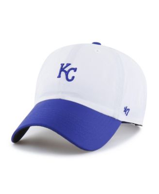 Men's White/Royal Kansas City Royals Vista Mini Clean Up Brrr&deg; Adjustable Hat