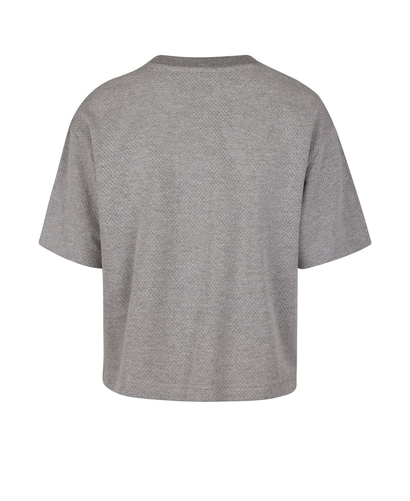 Женская футболка '47 Brand Gray Cleveland Cavaliers Pivot Drop Needle Cropped — фото 3