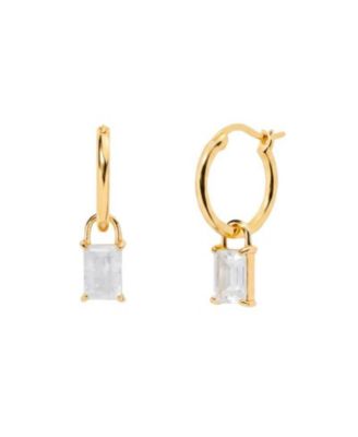 Women's Iris Birthstone Hoops Earing