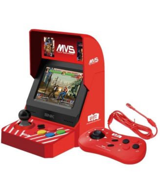 MVS Mini Home Arcade Console with Controller and 45 SNK Classic Games Including King of Fighters, Metal Slug, Samurai Showdown and More