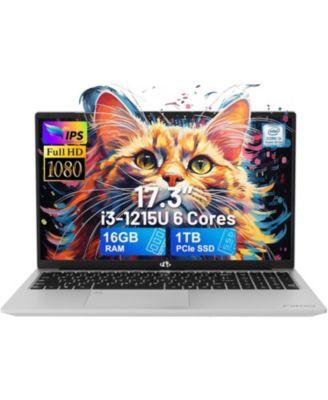 17.3" IPS FHD-Laptop Intel 6 Cores i3-1215U 16GB RAM 1TB SSD 4.4GHz