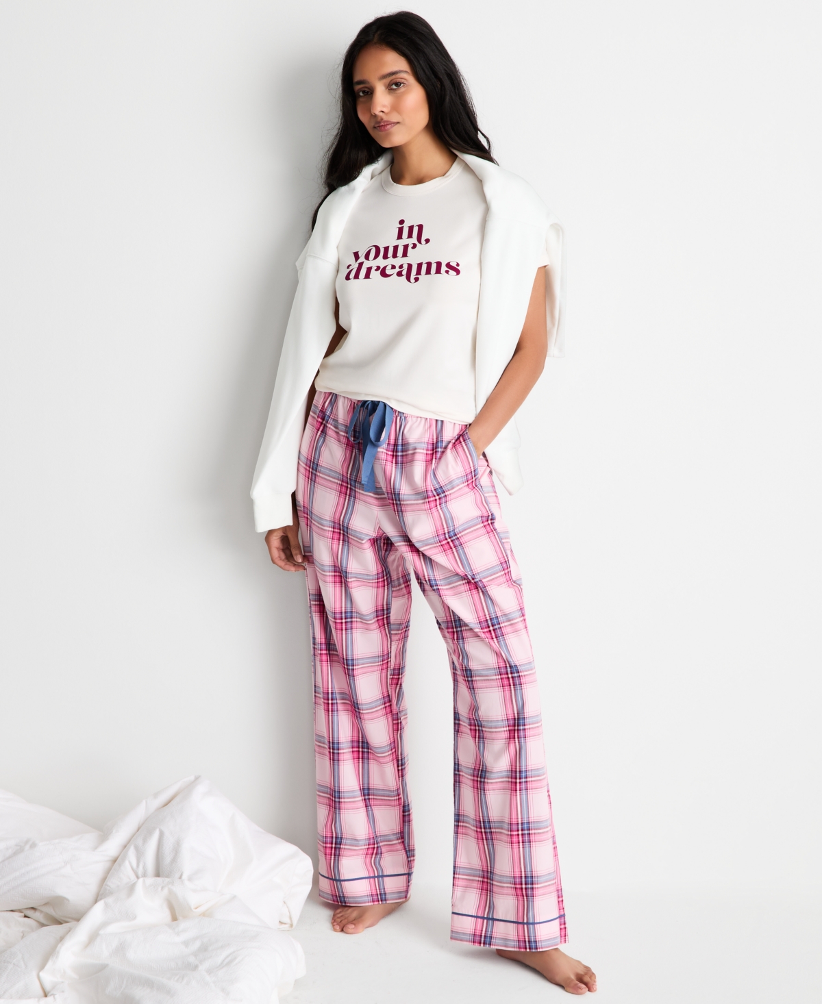 State of Day Women's Solid Baby Sleep Tee, Xs-3X, Macy's Exclusive