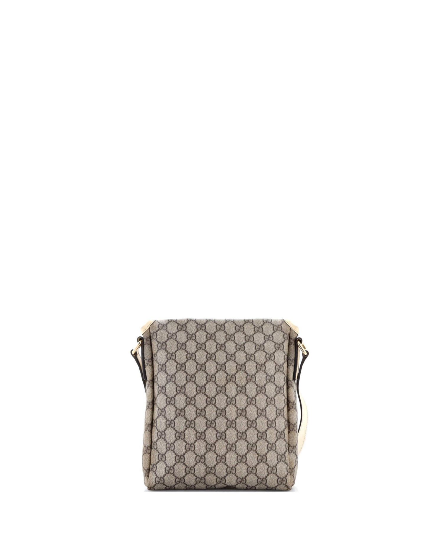 Small Flap Messenger GG Coated Canvas