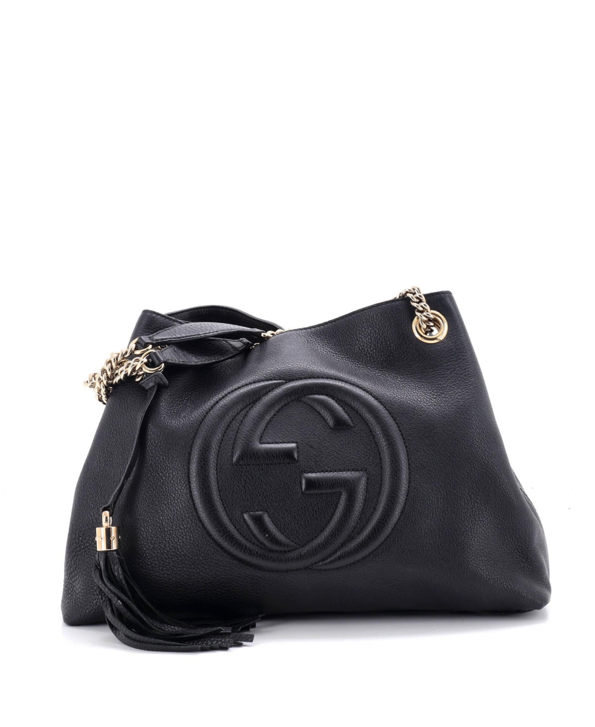 Pre-Owned Gucci Medium Soho Chain Strap Shoulder Bag Leather