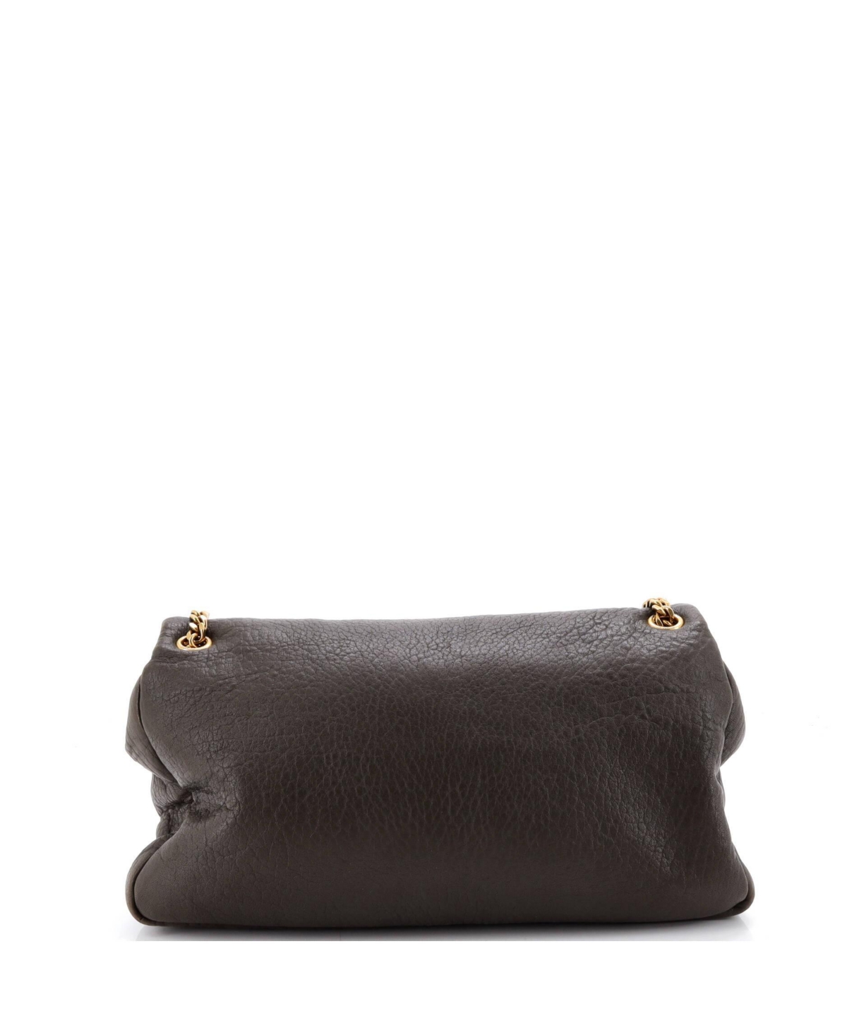 Pre-Owned Saint Laurent Large Calypso Flap Bag Leather