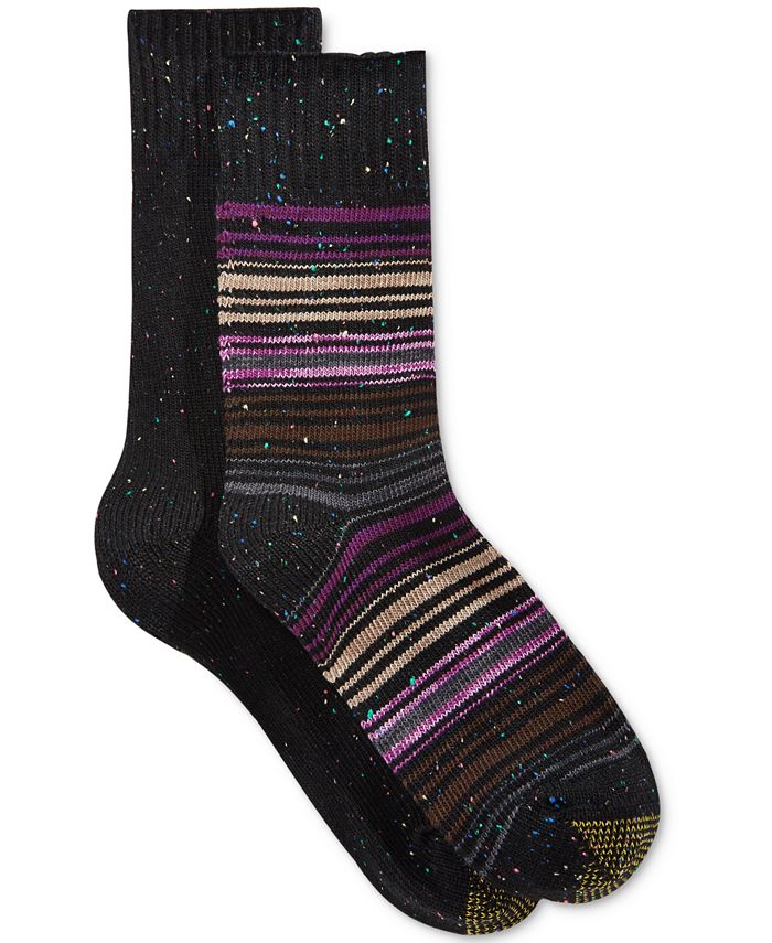 Gold Toe Women's 2Pk. Aztec Stripe Boot Socks Macy's