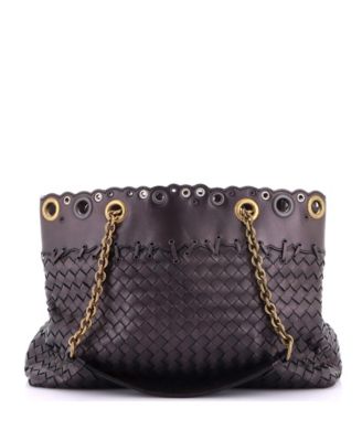 Medium Double Chain Tote Intrecciato Nappa