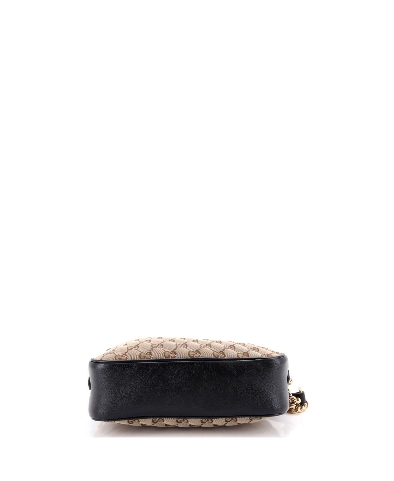Small GG Marmont Shoulder Bag Diagonal Quilted GG Canvas with Leather