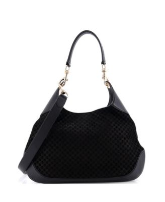 Medium B Shoulder Bag GG Suede