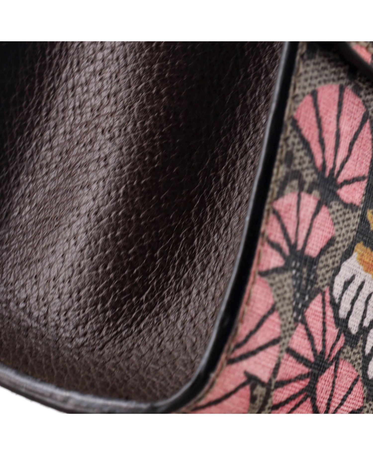 Small Padlock Shoulder Bag Bengal Print GG Coated Canvas