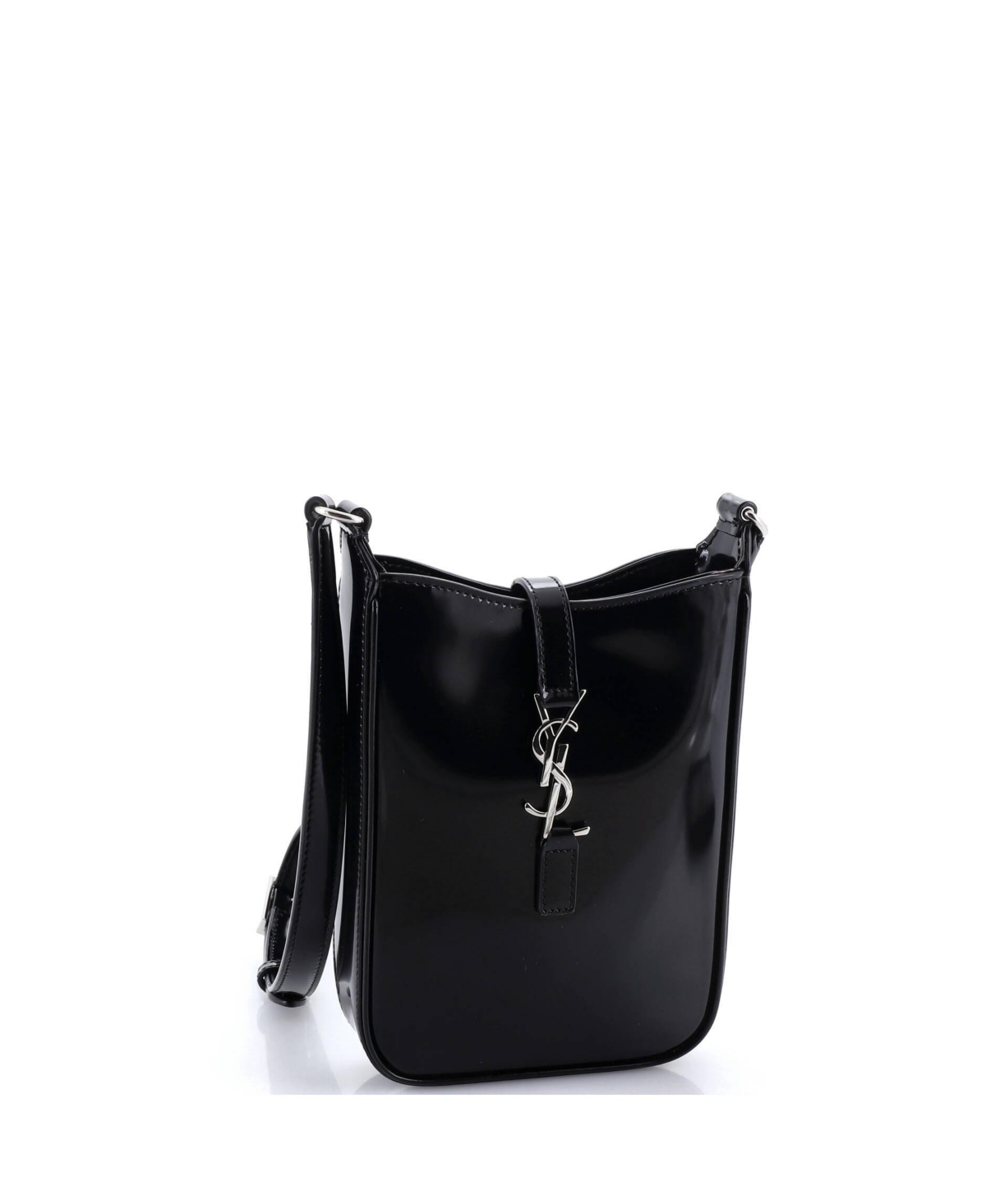 Pre-Owned Saint Laurent Mini Le 5 a 7 Vertical Shoulder Bag Patent