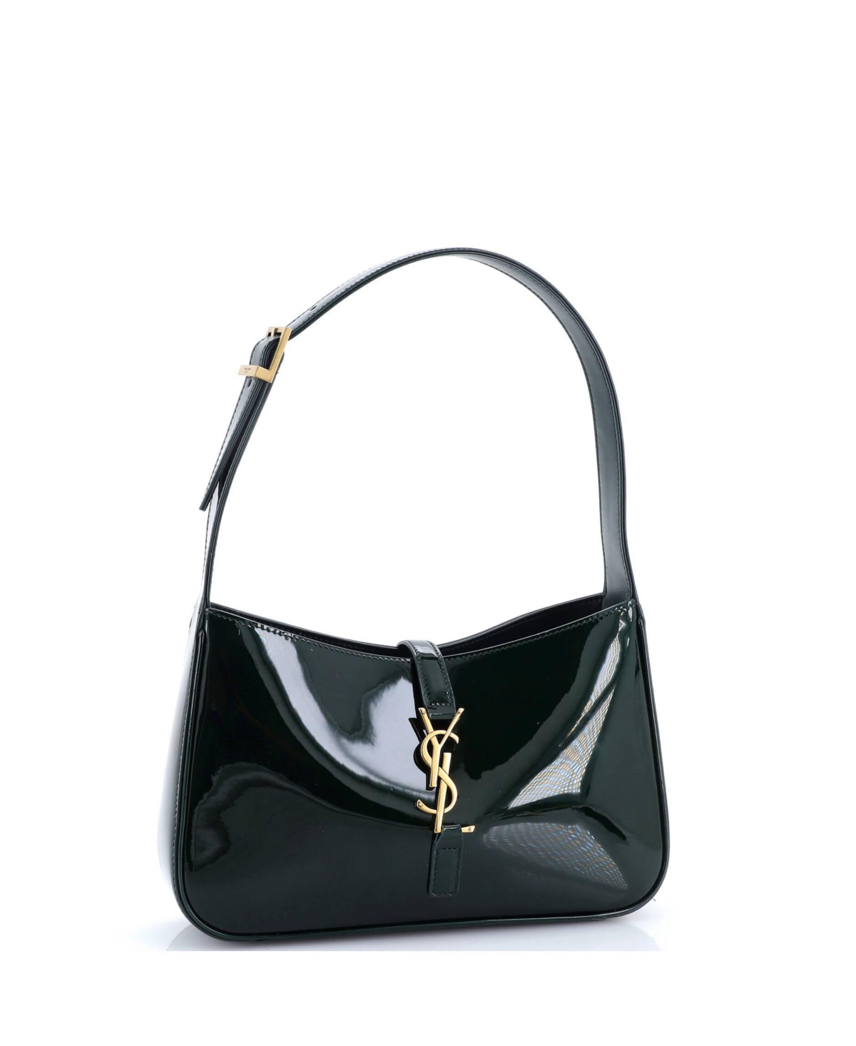 Pre-Owned Saint Laurent Small Le 5 a 7 Hobo Patent
