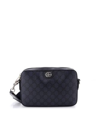 Small Ophidia Zip Wristlet Shoulder Bag GG Coated Canvas