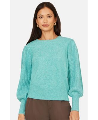 Women's Knitted Balloon Sleeve Jumper