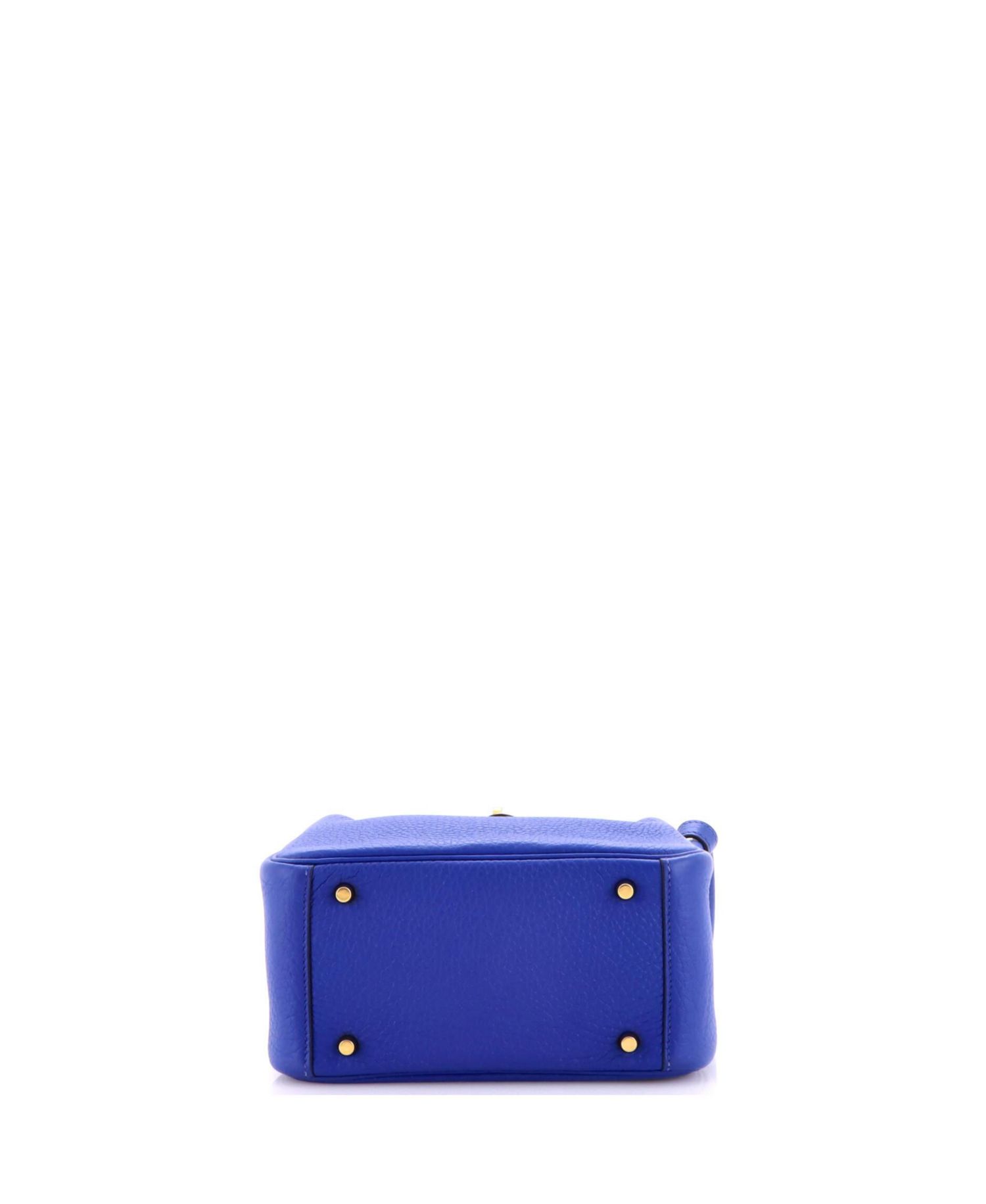 Mini Lindy Quadrille Bag Clemence with Canvas