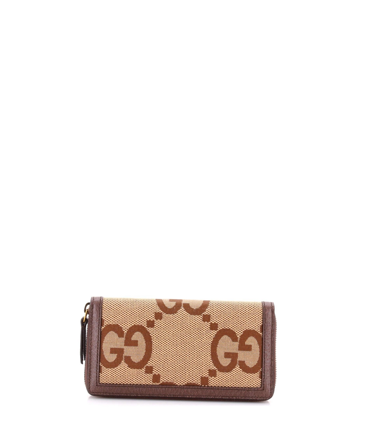 Pre-Owned Gucci Diana Zip Around Wallet Printed Gg Coated Canvas