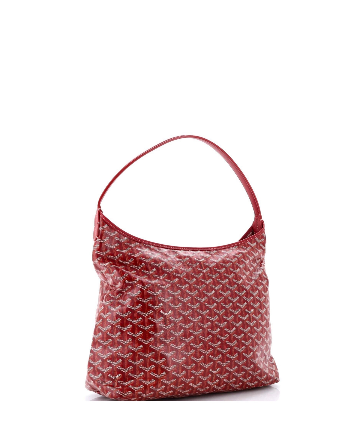 Pre-Owned Goyard Boheme Hobo Printed Coated Canvas