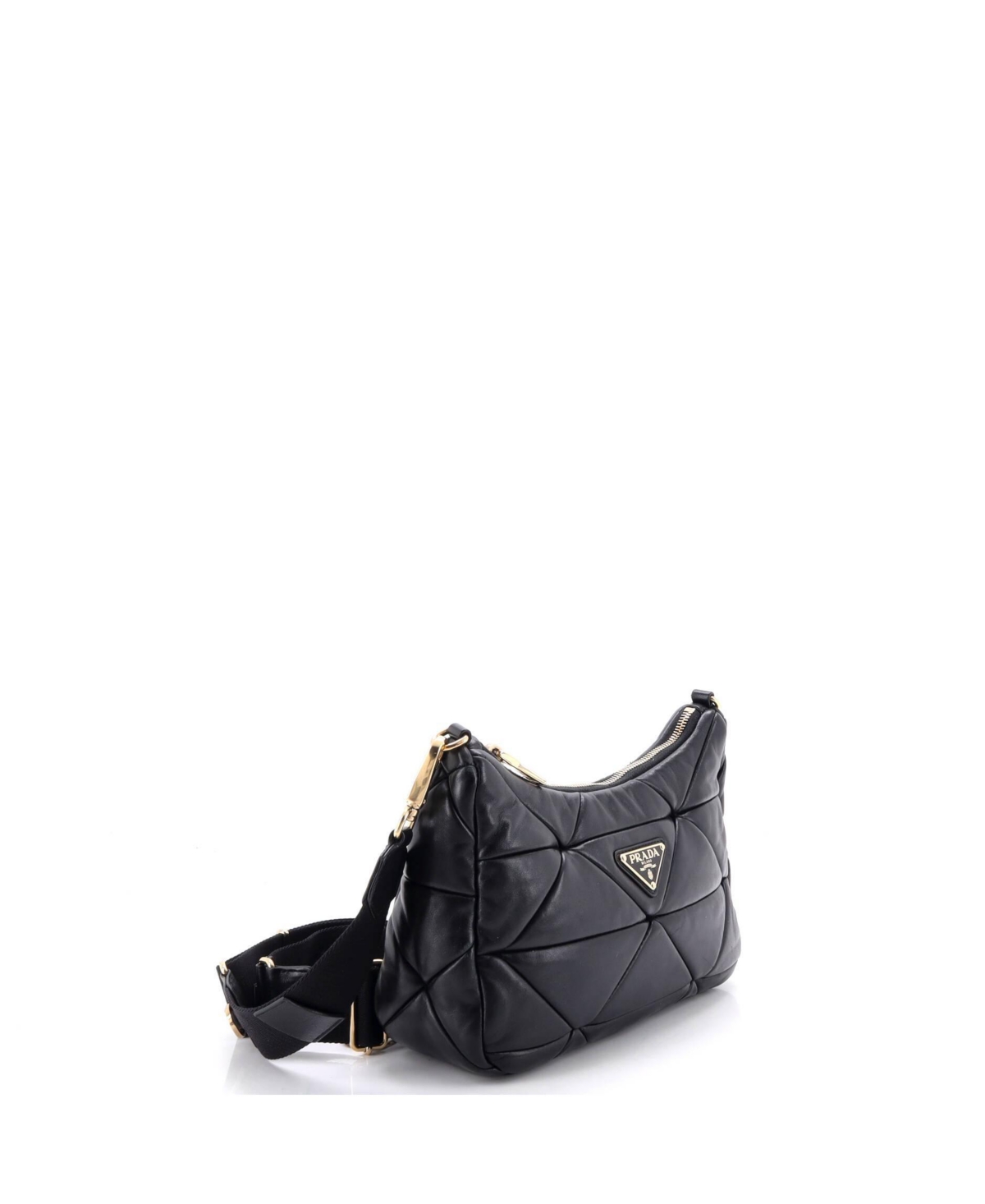 Pre-Owned Prada Small System Re-Edition Shoulder Bag Quilted Nappa Leather