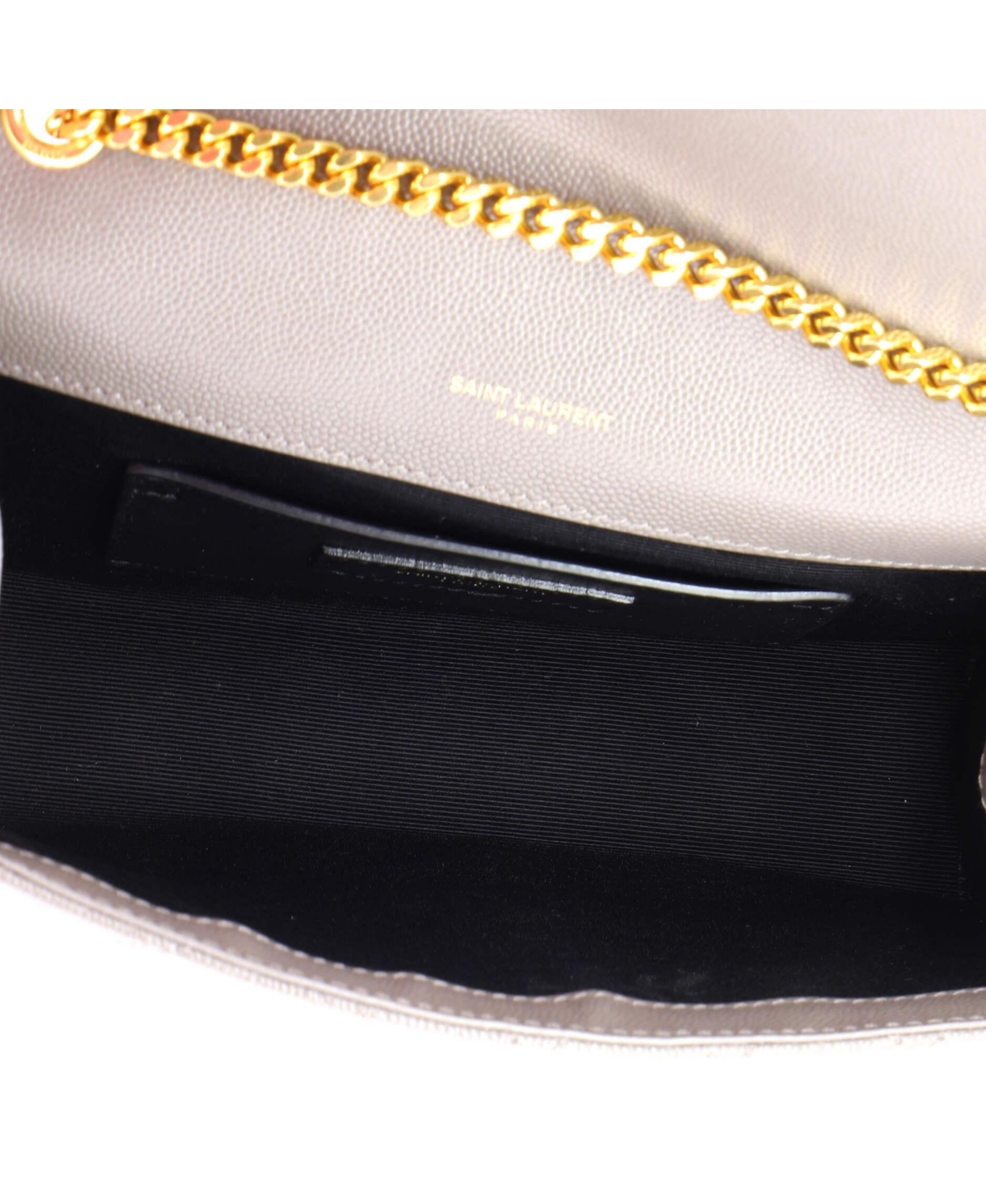 Pre-Owned Saint Laurent Small Classic Monogram Envelope Satchel Mixed Matelasse Leather