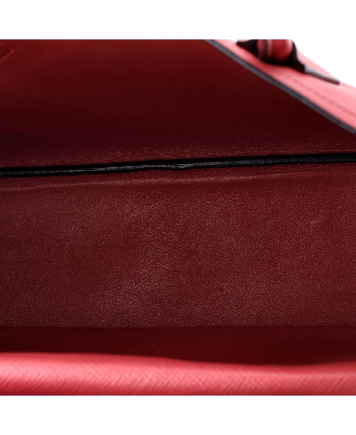 Pre-Owned Prada Large Cuir Double Tote Saffiano Leather