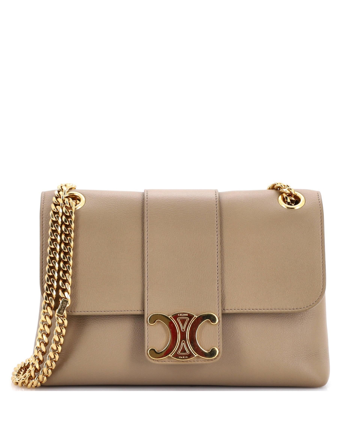 Pre-Owned Celine Teen Victoire Flap Shoulder Bag Leather