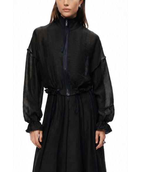 Женские куртки NOCTURNE Women's Sheer Zip-Front Jacket